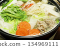 Hot pot, Japanese winter, warm food, delicious gourmet 134969111
