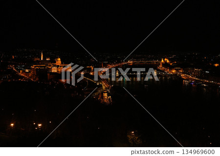 Hungary_Budapest night view Hungary_Budapest night view 134969600