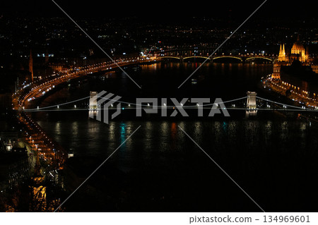 Hungary_Budapest night view 134969601