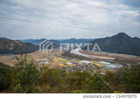 日本兵庫縣赤穗市大高台山的絕美景色 日本兵庫縣赤穗市大高台山的絕美景色 134970070