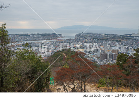 A very beautiful view of Mount Otakadai in Ako city, Hyogo prefecture, Japan A very beautiful view of Mount Otakadai in Ako city, Hyogo prefecture, Japan 134970090