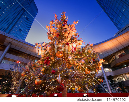 Takanawa Gateway City illuminations, Tokyo 134970292