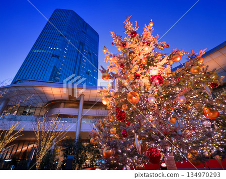 Takanawa Gateway City illuminations, Tokyo 134970293