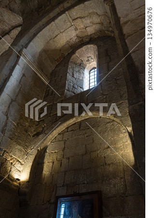 Medieval cathedral Stvetitskhoveli in ancient capital of Georgia Medieval cathedral Stvetitskhoveli in ancient capital of Georgia 134970676