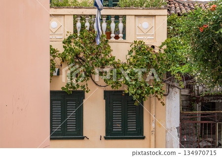 Architecture of Old Athens area Plaka Architecture of Old Athens area Plaka 134970715