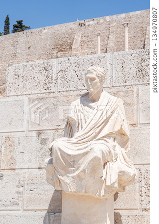 Ruins of Athenian Acropolis in Athens Ruins of Athenian Acropolis in Athens 134970807