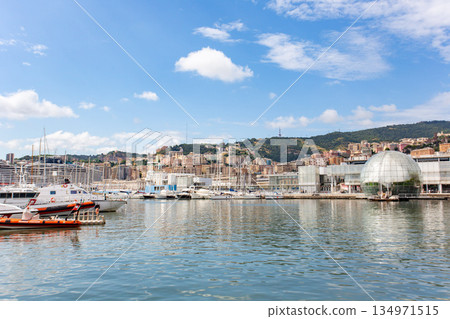 Scenery of the old port of Genoa, Italy Scenery of the old port of Genoa, Italy 134971515