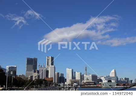 從山下公園看到的港未來 134972040