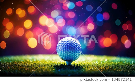 未來感十足的16:9尺寸高爾夫球 134972141