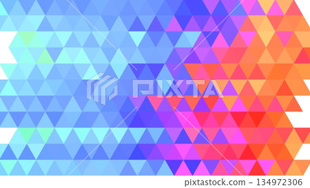Triangular geometric pattern background 134972306