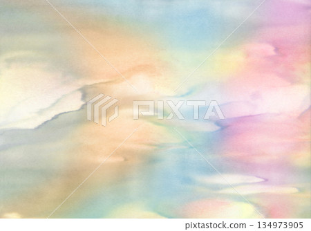 Beautiful gradation of paper and washi paper Beautiful gradation of paper and washi paper 134973905