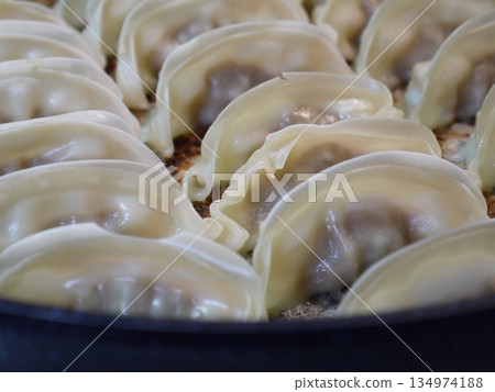 Pan-fried dumplings Pan-fried dumplings 134974188