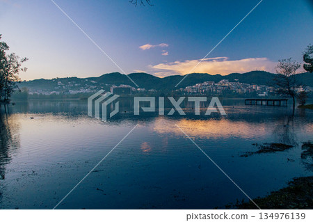 阿爾巴尼亞首都地拉那的景色 阿爾巴尼亞首都地拉那的景色 134976139