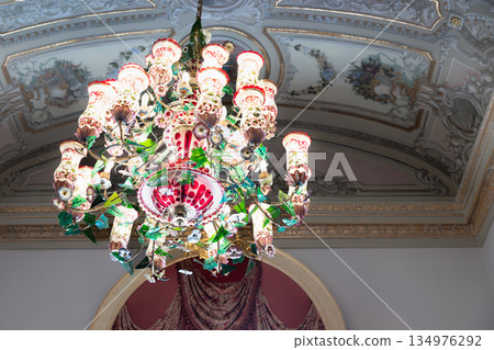 Istanbul Topkapi Palace ceiling chandelier Istanbul Topkapi Palace ceiling chandelier 134976292