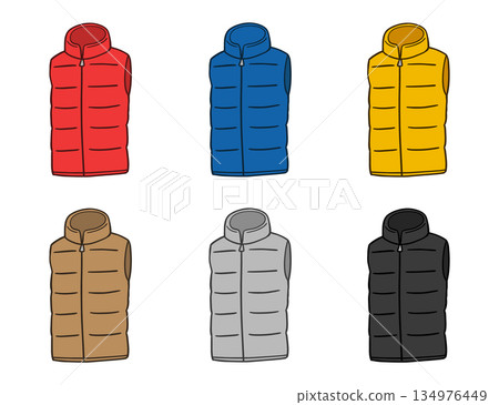 A down vest that's useful when it's cold A down vest that's useful when it's cold 134976449