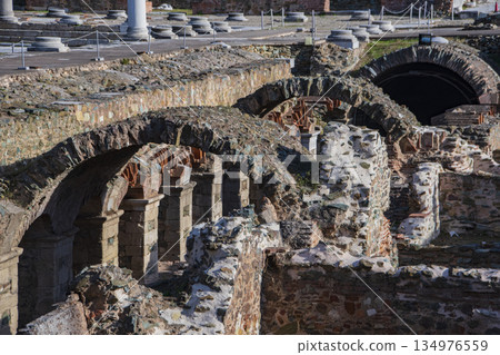 Tourist scene in Thessaloniki, Greece 134976559