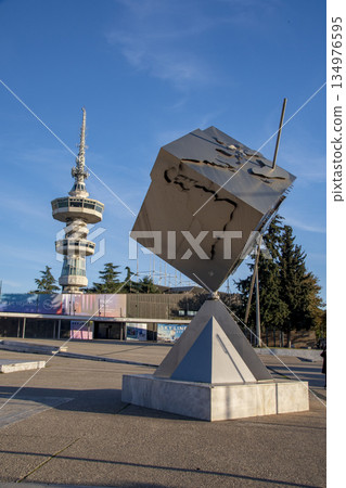 Tourist scene in Thessaloniki, Greece 134976595