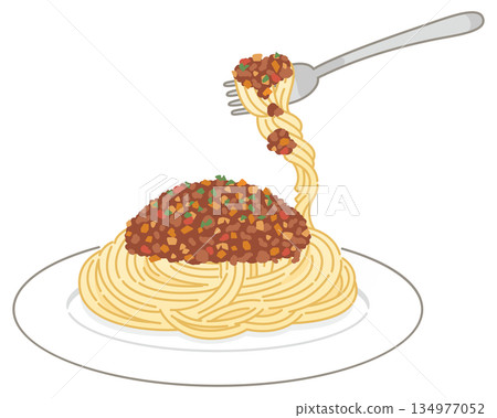 肉醬義麵（不加碎起司/用叉子舀著吃） 134977052