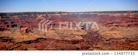Hazy Sky Day At The Grand Canyon Arizona 134977733