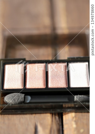 Beige eyeshadow in a plastic case Beige eyeshadow in a plastic case 134978660