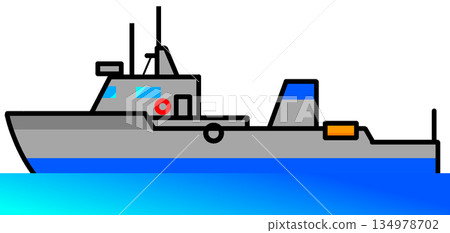 Minesweeping boat Minesweeping boat 134978702
