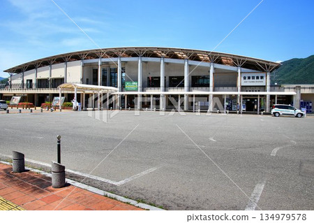 Aizu-Tajima Station, the central station of Minamiaizu, selected as one of the 100 best stations in Tohoku... Aizu Railway 134979578