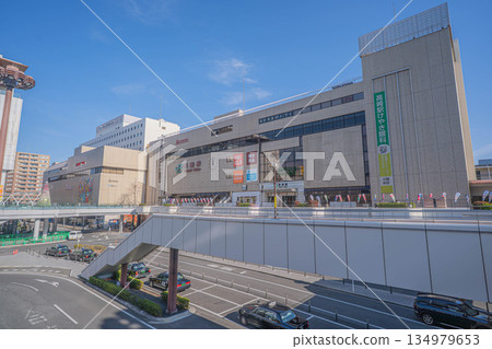 The exterior of the Monterey station building at the west exit of Takasaki Station [Yashimacho, Takasaki City, Gunma Prefecture] 134979653