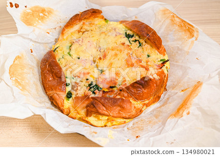 簡易牛角包乳蛋餅 134980021