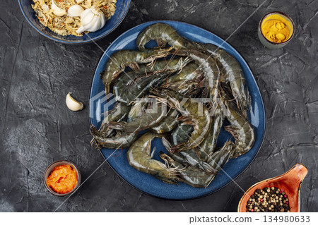 Langoustine tasty seafood. 134980633