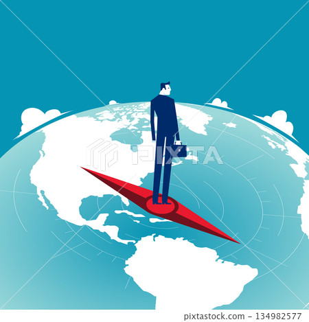 Compass. Looking the direction for business 134982577