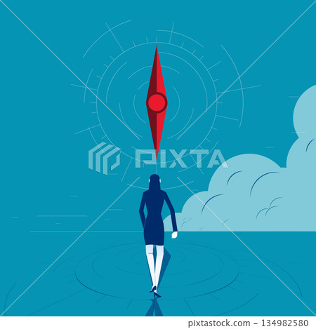 Compass. Looking the direction for business 134982580