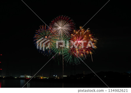 田原市(愛知縣)渥美半島煙火大會場景 田原市(愛知縣)渥美半島煙火大會場景 134982621