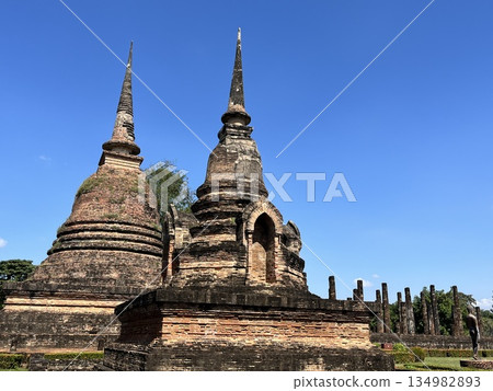 素可泰歷史公園內的瑪哈泰寺遺址 134982893
