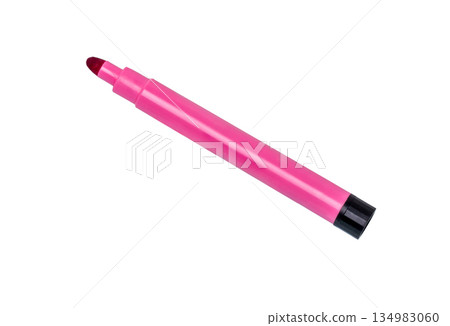 Felt Tip Pen. Marker pen. Pink Felt-Tip Pen isolated on a white background. Felt Tip Pen. Marker pen. Pink Felt-Tip Pen isolated on a white background. 134983060