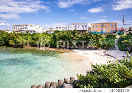 Beautiful coastal residential area Beautiful coastal residential area 134983399