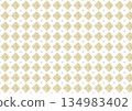 Gold background with watercolor-style diamonds 134983402