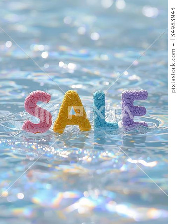 Colorful SALE letters Colorful SALE letters 134983943