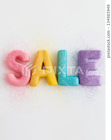 Colorful SALE letters Colorful SALE letters 134983949