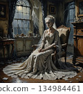 Miss Havisham in her sitting room 134984461