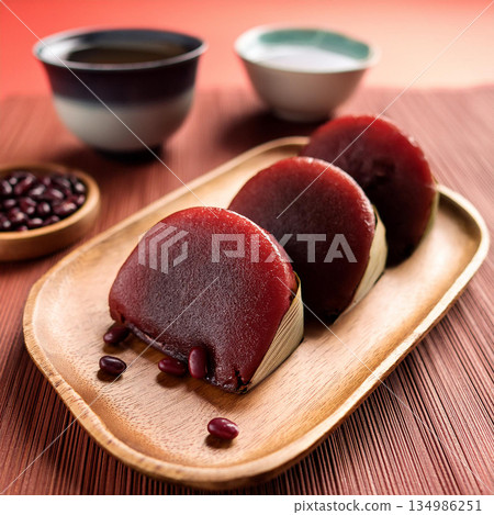 Delightful Variants of Red Bean Cake Delightful Variants of Red Bean Cake 134986251