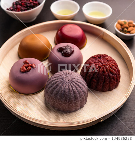 Delightful Variants of Red Bean Cake Delightful Variants of Red Bean Cake 134986258