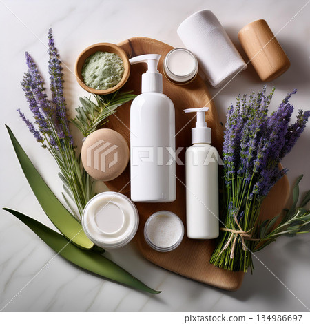 Serenity in Skincare Nature Meets Luxury 134986697