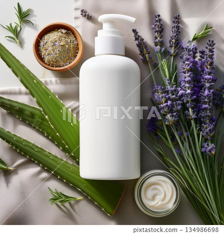 Serenity in Skincare Nature Meets Luxury 134986698