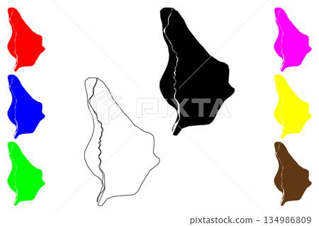 Huaraz city (Republic of Peru) map vector illustration, scribble sketch San Sebastian de Huaraz, Waraq or Warash map Huaraz city (Republic of Peru) map vector illustration, scribble sketch San Sebastian de Huaraz, Waraq or Warash map 134986809