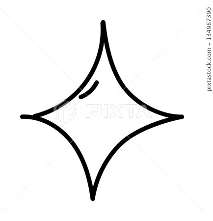 Minimalist starburst icon design with symmetrical lines Minimalist starburst icon design with symmetrical lines 134987390