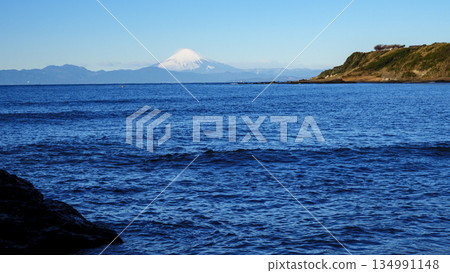 從和田長濱看到的富士山 134991148