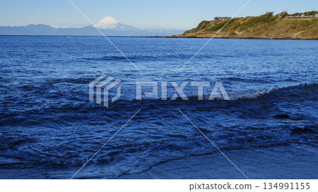 Mount Fuji as seen from Wadanagahama 134991155