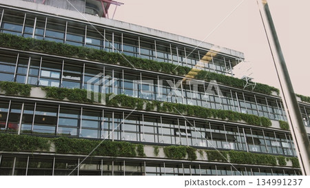 Modern large eco-house, green energy in harmony with nature Modern large eco-house, green energy in harmony with nature 134991237