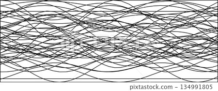 Abstract acid wave pattern - dynamic curved lines art 134991805