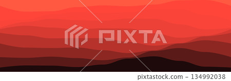 Abstract red wave patterns for modern design and inspiration Abstract red wave patterns for modern design and inspiration 134992038